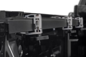 GMC Sierra 1500 Soft Roll Up Bed Cover - Rough Country - Roll-Up Design, Marine-Grade Vinyl - Matte Black - '19-'24